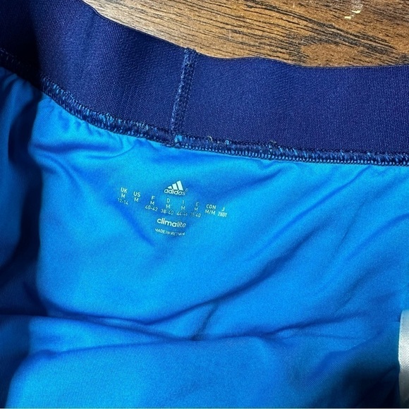 Adidas Blue Striped Running Shorts - Picture 5 of 5